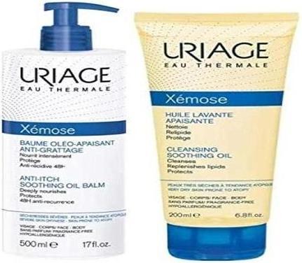 Immagine prodotto Uriage Xemose Balsamo Oil 500ml + Xemose Oil Cleanser 200ml Promo (Set per la cura dei capelli)
