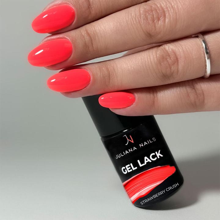 Immagine prodotto Juliana Nails Gel Lack Strawberry Crush (Fragola schiacciata, Smalto per unghie effetto gel)