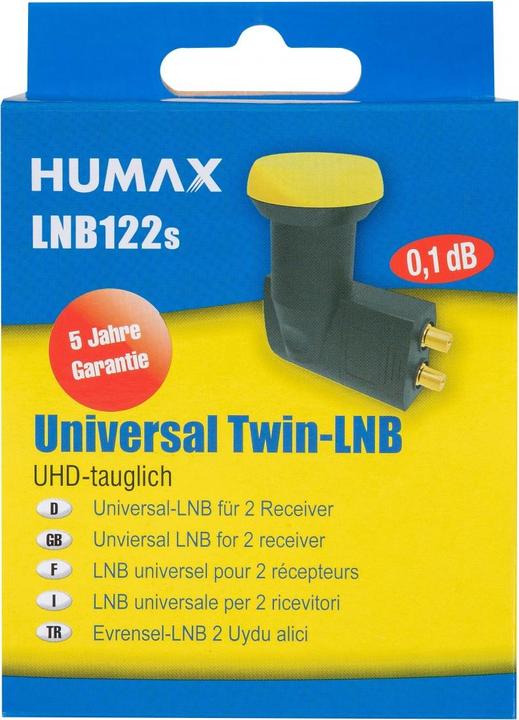 Produktbild Humax LNB 122 Gold Twin (Single LNB, 40mm)