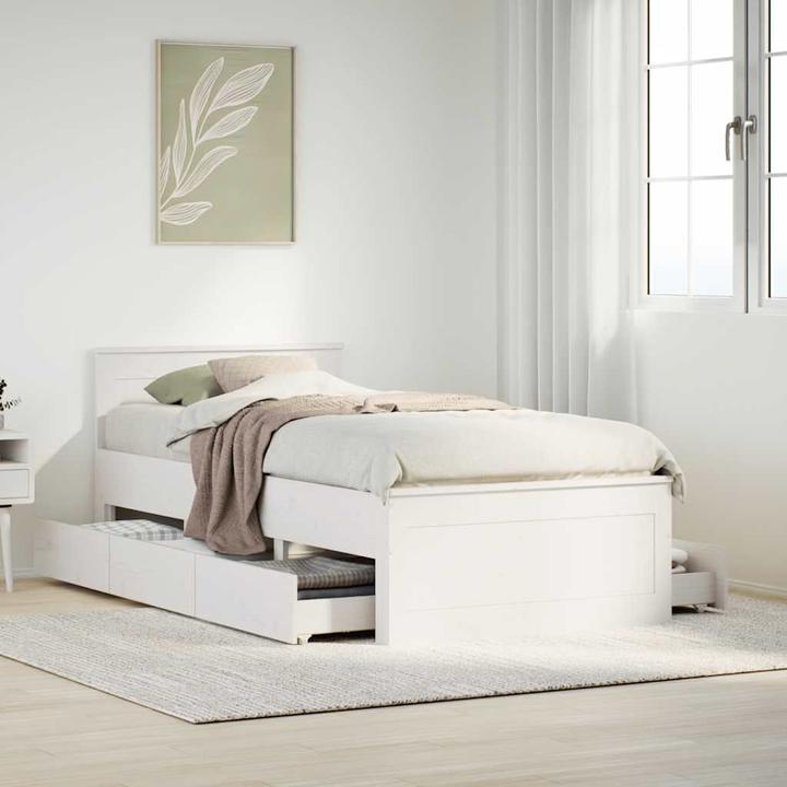 Produktbild VidaXL Bett ohne Matratze mit Kopfteil (90 x 190 cm)