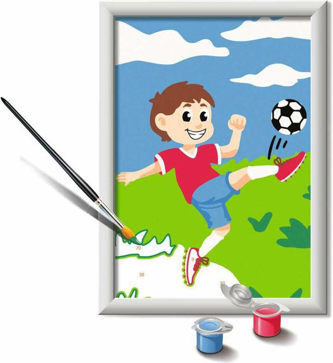 Actual product image Ravensburger Painting by numbers 23761 - Fun with football - Children aged 7 and over