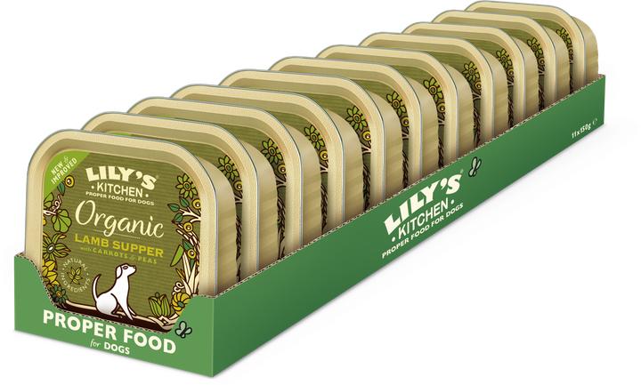 Produktbild Lily's Kitchen Organic Lamb Supper (Adult, Junior, Senior, 11 Stk., 1650 g)