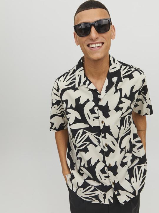Actual product image Jack & Jones All-over print Tencel short sleeve shirt (S)