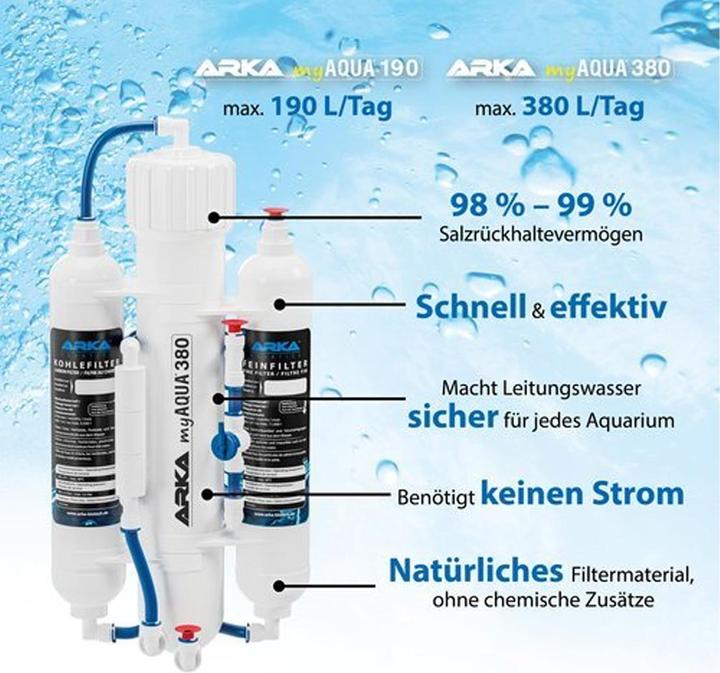 Produktbild Arka Osmoseanlage (Innenfilter, Salzwasser, Süsswasser)