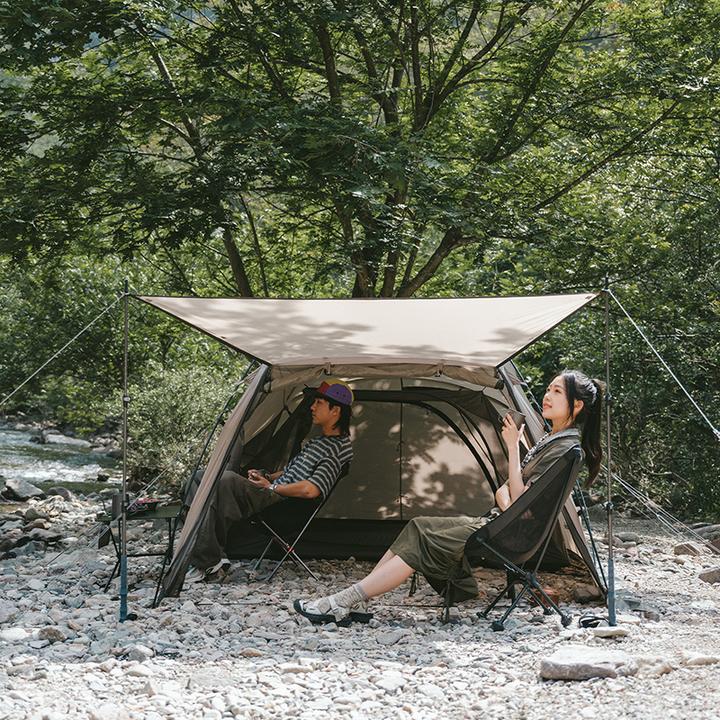 Productafbeelding Naturehike Shandi tent met één slaapkamer cnk2300zp017-grijs (Koepeltent)