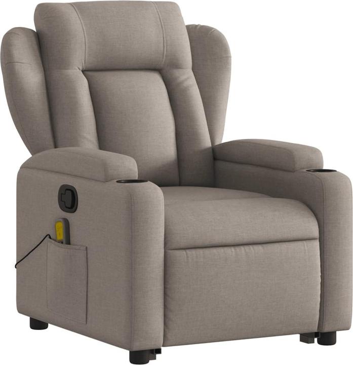 VidaXL Massagesessel mit Aufstehhilfe Stoff