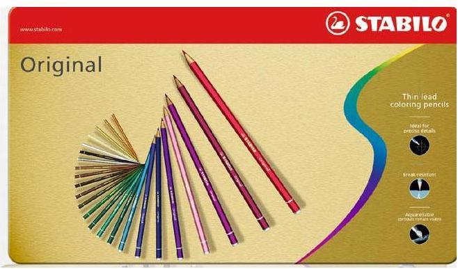 Actual product image STABILO Original premium coloured pencil (Blue, Red, 1 x)