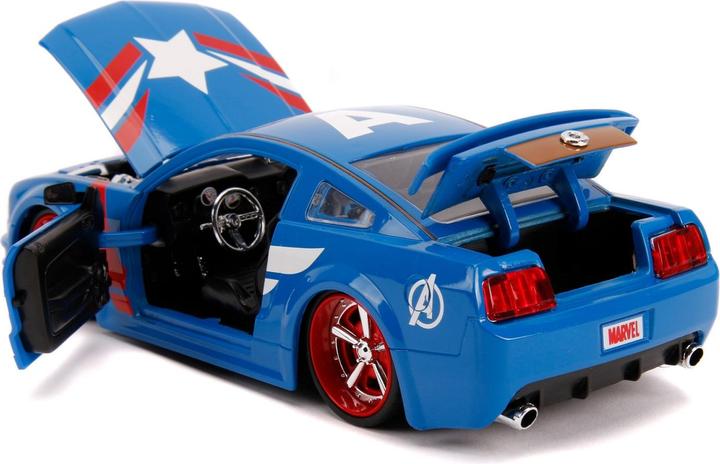 Image du produit Jada Avengers Captain America avec voiture 1:24