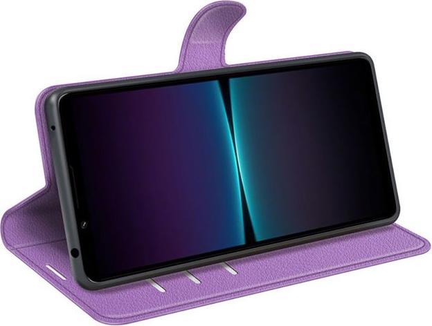 Actual product image MU Classic Litchi Leather Bookcover Series (Sony Xperia 1 VI)