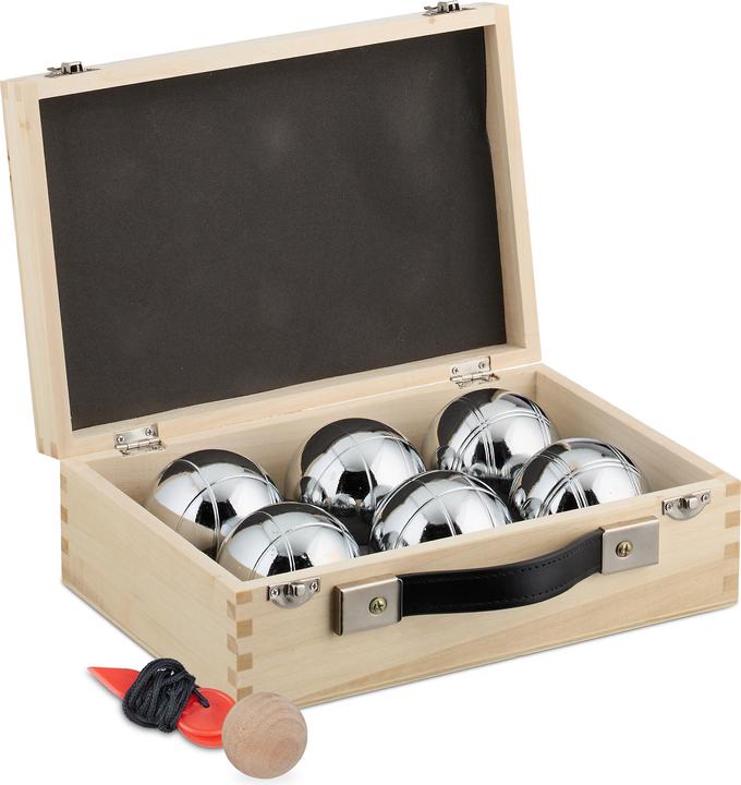 Relaxdays Boule-Kugeln (6 x)