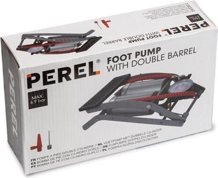 Produktbild Perel Fusspumpe Doppelzylinder