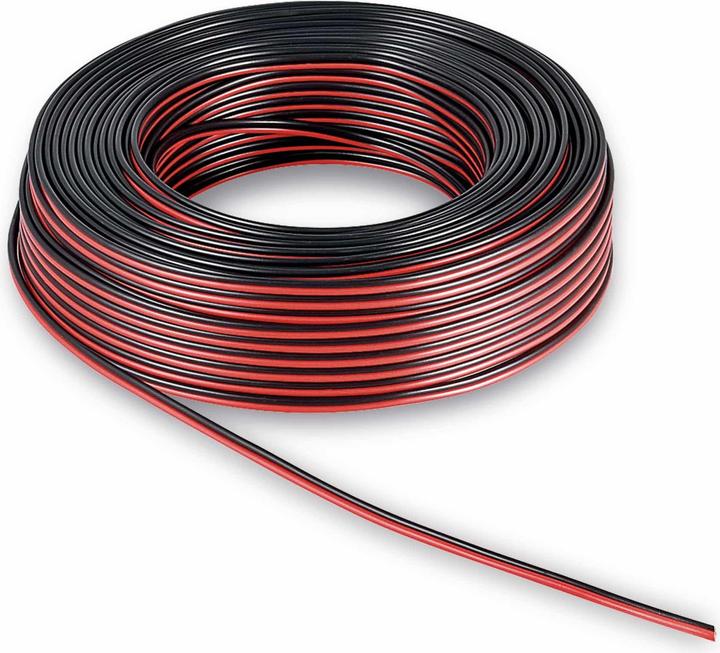 Produktbild Purelink Lautsprecherkabel, 2x2,5 mm², 50m, farbig, CCA (50 m, 2.50 mm²)