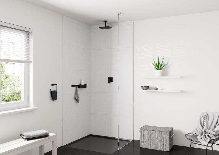 Produktbild hansgrohe Deckenanschluss VERNIS Shape, Aufputz 100mm mattschwarz