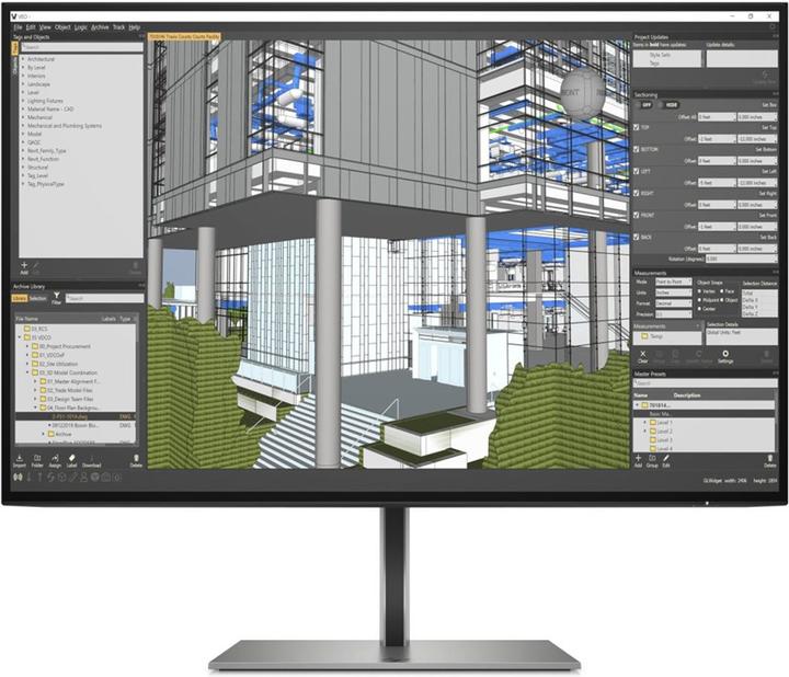 Actual product image HP Z24u G3 (1920 x 1200 pixels, 24")