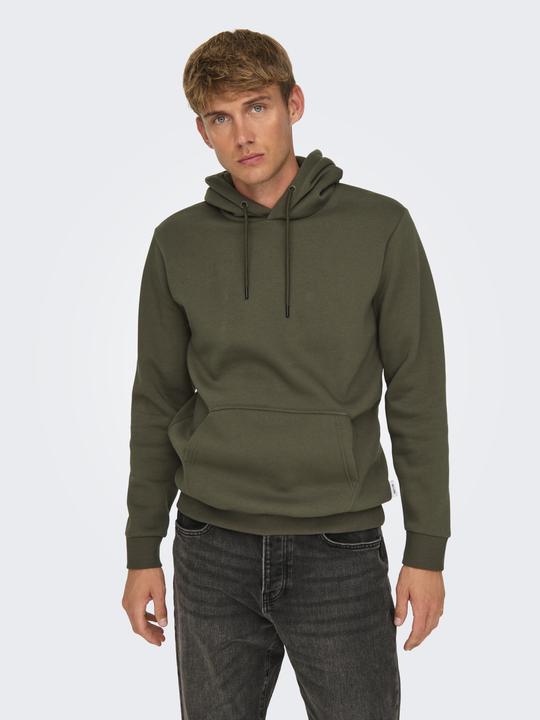Immagine prodotto Only & Sons Felpa con cappuccio regular fit con cappuccio (M)