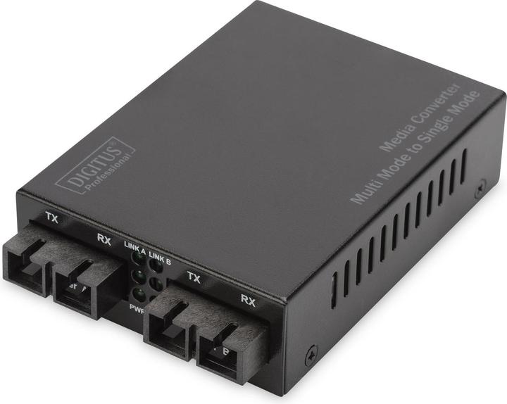 Actual product image Digitus Fast Ethernet Multimode to Singlemode Media Converter SC to SC Wavelength 1310nm