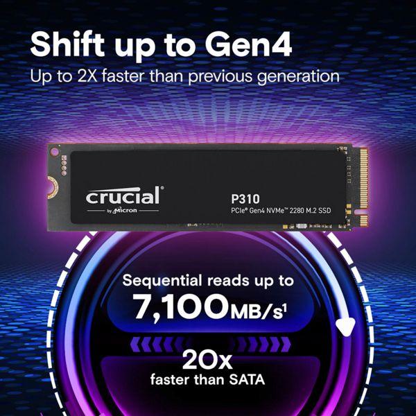 Actual product image Crucial P310 (500 GB, M.2 2280)