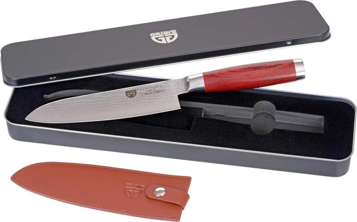 Produktbild Gräwe Damastmesser aus Damaststahl 17,5 cm (17.50 cm)