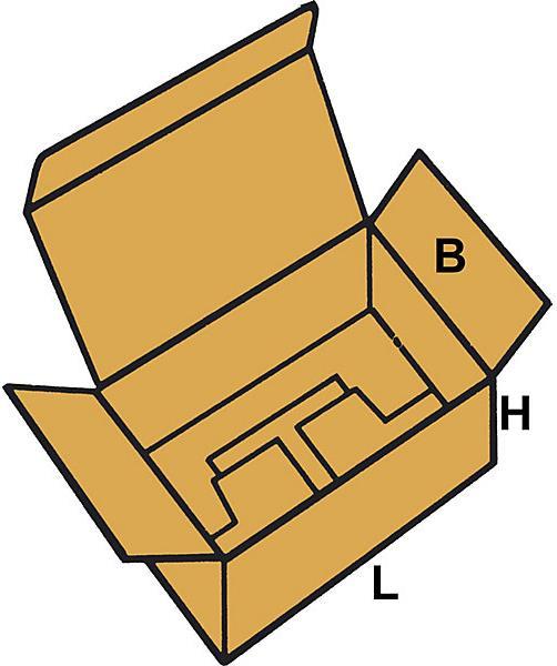Actual product image kaiserkraft Folding cartons COMFORT, FEFCO 0215 (100 x)