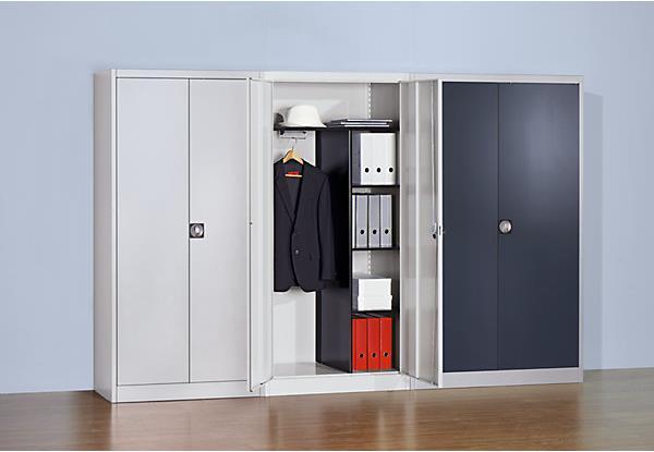 Immagine prodotto Mauser Mobile in acciaio con ante a battente (120 x 60 x 195 cm)