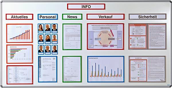Actual product image eurokraft basic Magnetic info pocket