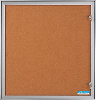 Image du produit eurokraft pro Vitrine d'affichage avec portes coulissantes (Tableau magnétique, Tableau d'affichage, 90,5 x 64 cm)