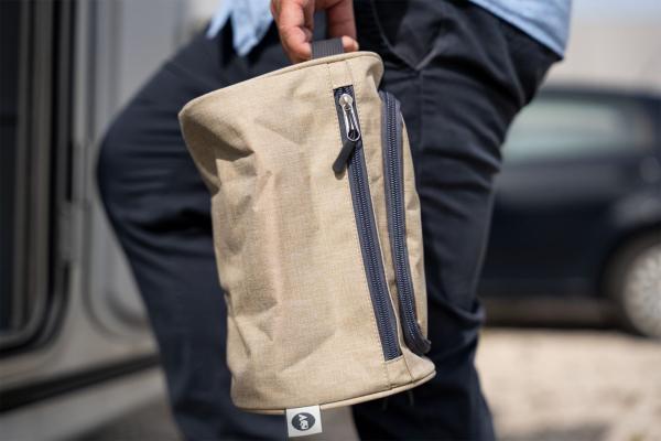Actual product image Berger Washbag toiletry bag premium beige