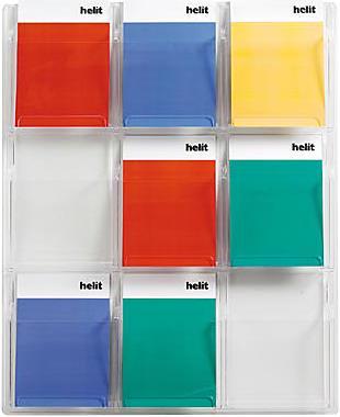 Image du produit Helit Présentoir mural (A4)