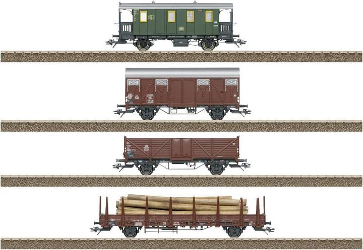 Productafbeelding Trix H0 24140 H0 Set van 4 DB goederenwagons (H0-maatstaf)
