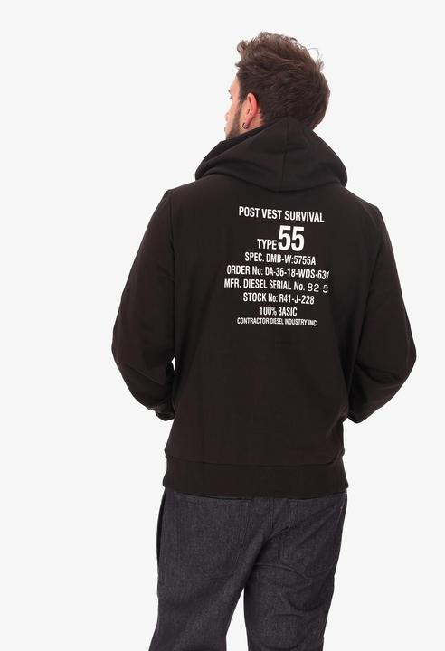 Immagine prodotto Diesel Herren Kapuzenpullover Ombre Aus Baumwolle & Polyester - Casual (L)
