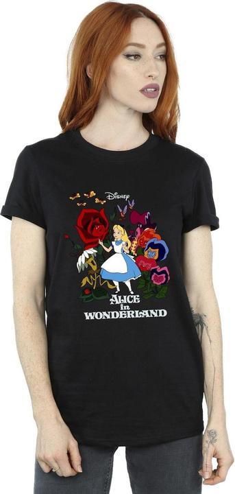Immagine prodotto Disney Alice In Wonderland Flowers Maglietta Ampia Donna (M)