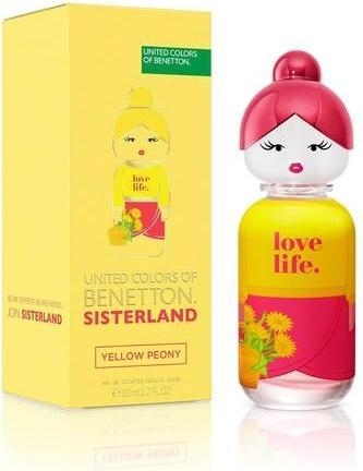 Shakira United Colors of Benetton Sisterland Yellow Peony Eau de Toilette for Women 80ml (Eau de toilette, 80 ml)