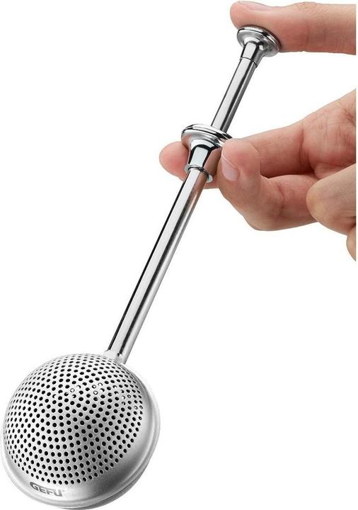 Produktbild GEFU Teefilter T-Ball Silber, Material: Edelstahl, Kunststoff