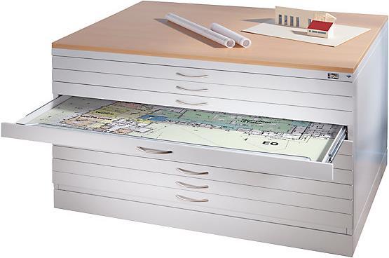 Image du produit C+P Meuble à plans (135 x 96 x 42 cm)