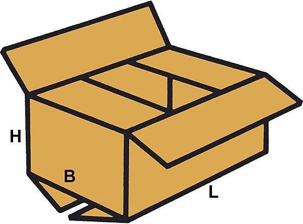 Produktbild kaiserkraft Umzugskarton, FEFCO 0201, 25 Stück (36 x 68 x 38 cm)