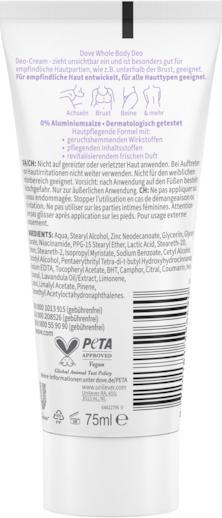 Actual product image Dove Whole Body (Stick, 75 ml)