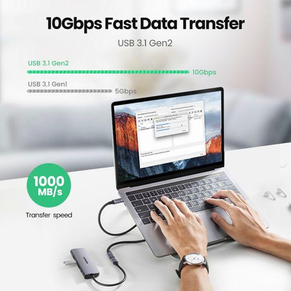 Produktbild Ugreen USB C – USB C (1 m, USB 3.1)