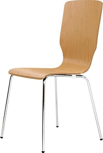 Produktbild kaiserkraft Holz-Schalenstuhl