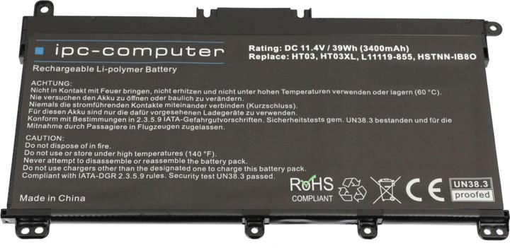 Produktbild IPC HSTNN-1B80 (3 Zellen, 3400 mAh)