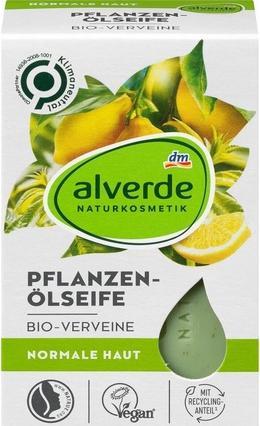 dm alverde Pflanzenölseife Bio-Verveine (Kernseife)