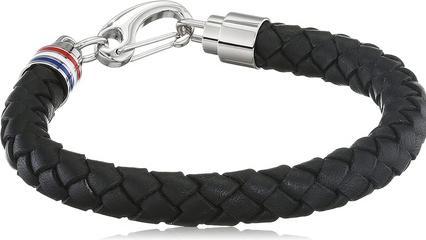 Immagine prodotto Tommy Hilfiger nucleo casuale (19 cm, Acciaio inossidabile, Cuoio)