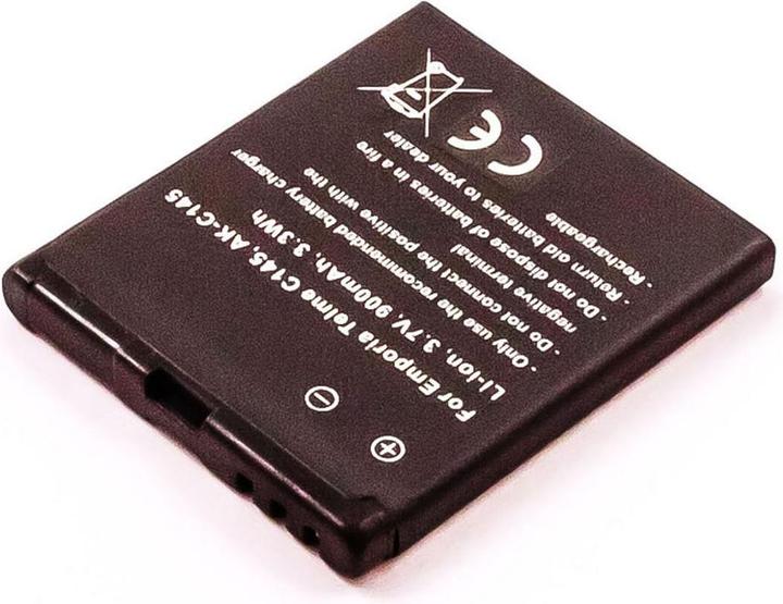Actual product image AGI 14292 - Battery - Black - Lithium-Ion (Li-Ion) - 900 mAh - 3.7 V - 46 mm