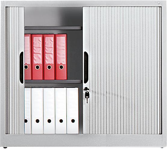 Actual product image C+P Roller shutter cabinet with horizontal blind (120 x 42 x 103 cm)