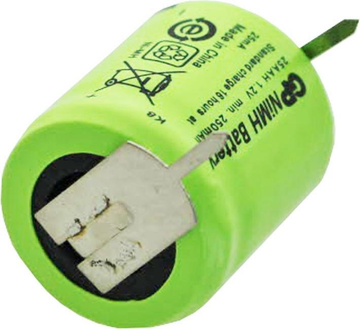 Immagine prodotto GP Batteries Akku Sanyo N-110AA, 1/3 AA Mignon mit 1-er Print Kontakten (1 pz., 1/3 AA, 110 mAh)