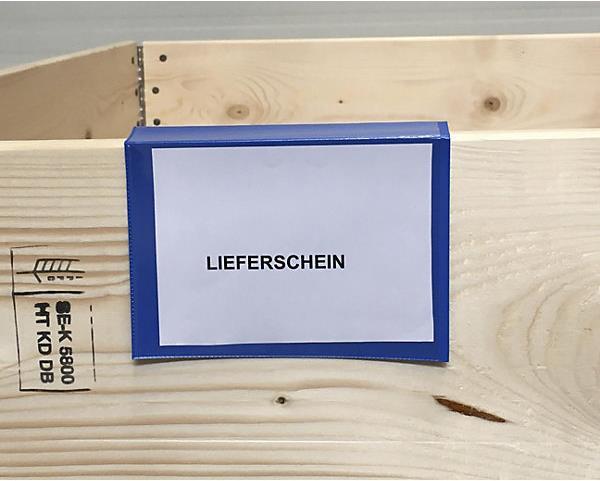 Produktbild kaiserkraft Beschriftungstaschen, VE 100 Stk (A6)