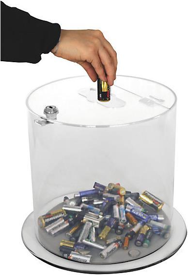 Actual product image kaiserkraft Battery recycling container (12 l)