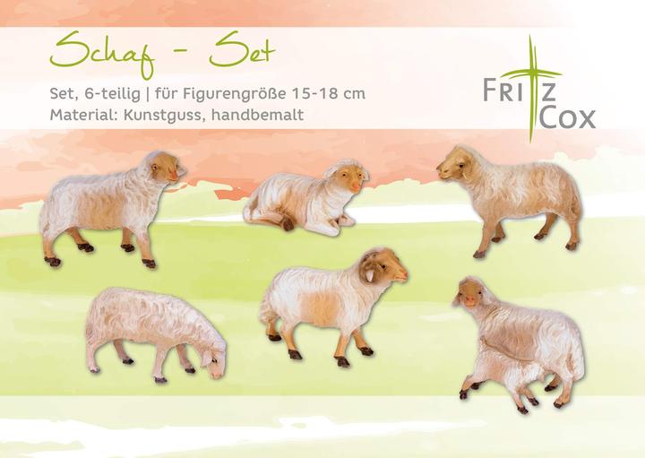 Actual product image Fritz Cox Sheep set 6 pieces