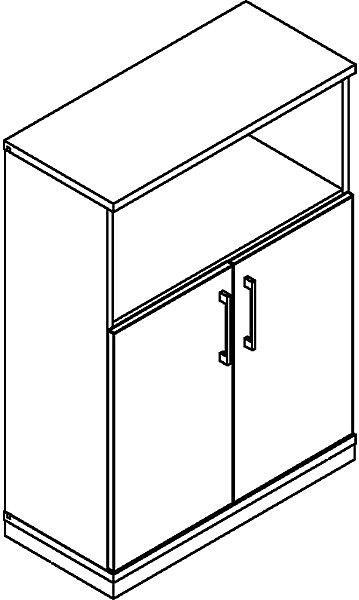 Immagine prodotto kaiserkraft THEA - Armadio combinato (80 x 44,5 x 113,5 cm)