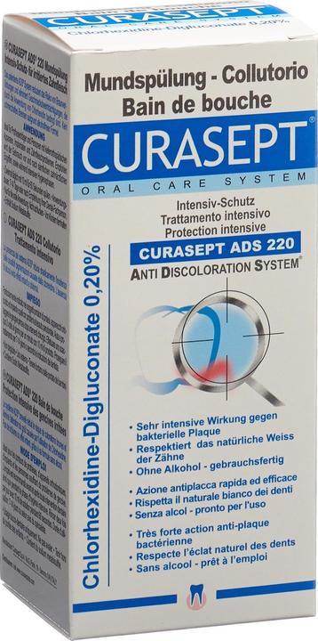 Actual product image Curasept ADS 220 Mouthwash 0.2 % (200 ml, Mouthwash)