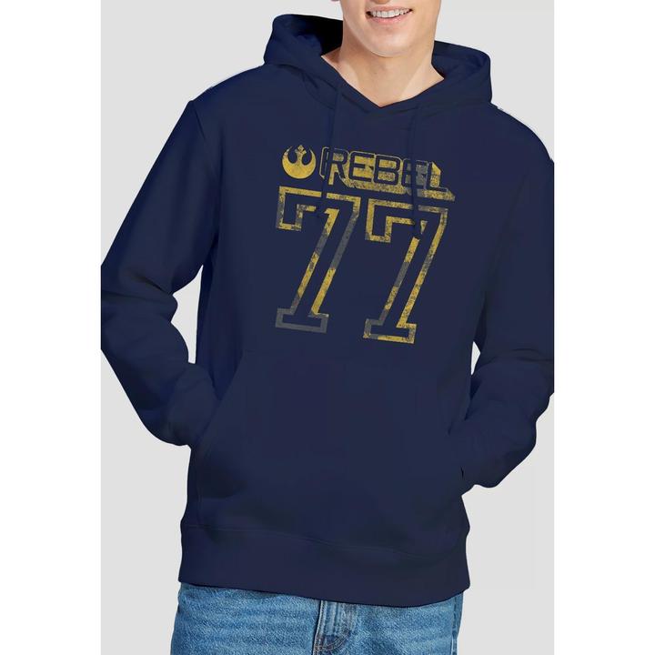Immagine prodotto Star Wars Rebel 77 Felpa con Cappuccio Uomo (L)